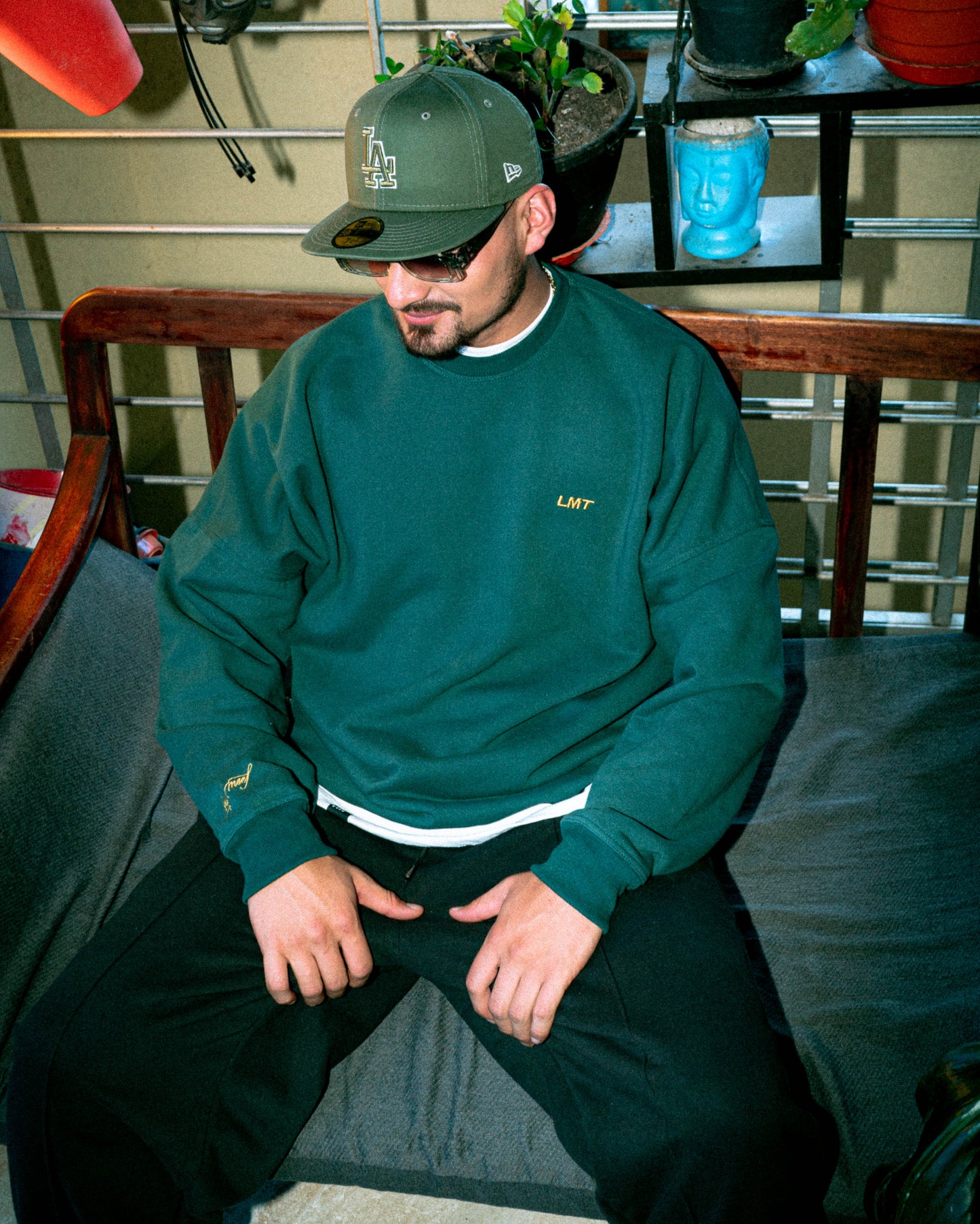CREWNECK BASIC VERDE