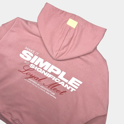 HOODIE NEOCLASIC PALO ROSA