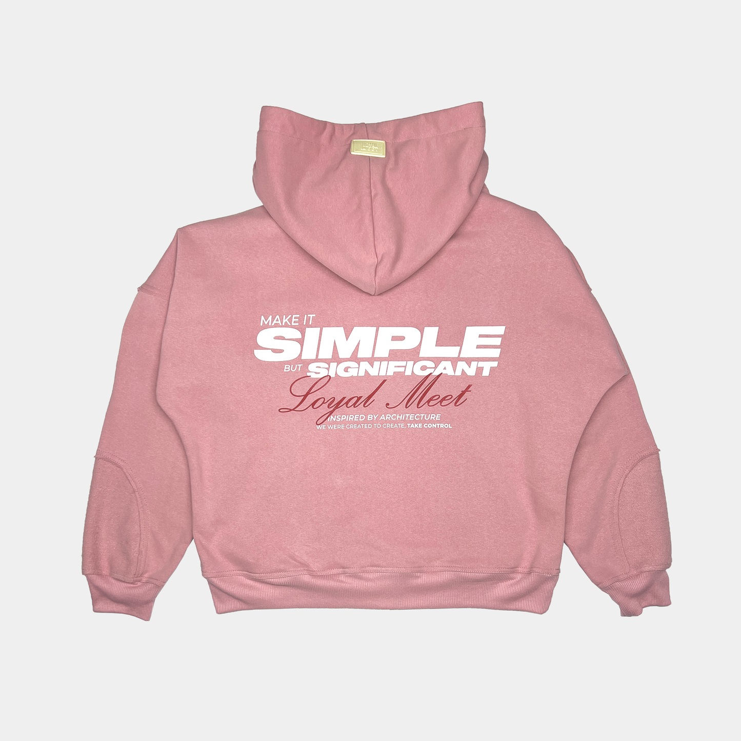 HOODIE NEOCLASIC PALO ROSA