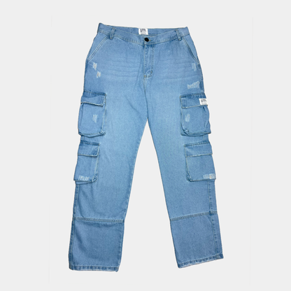 Pantalón cargo Denim