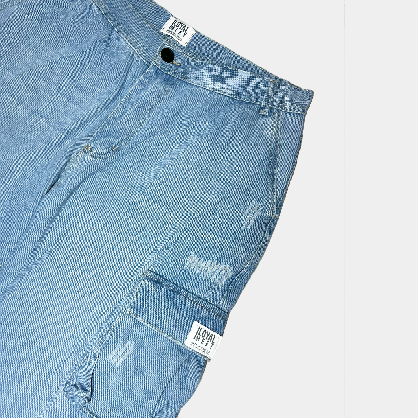 Pantalón cargo Denim