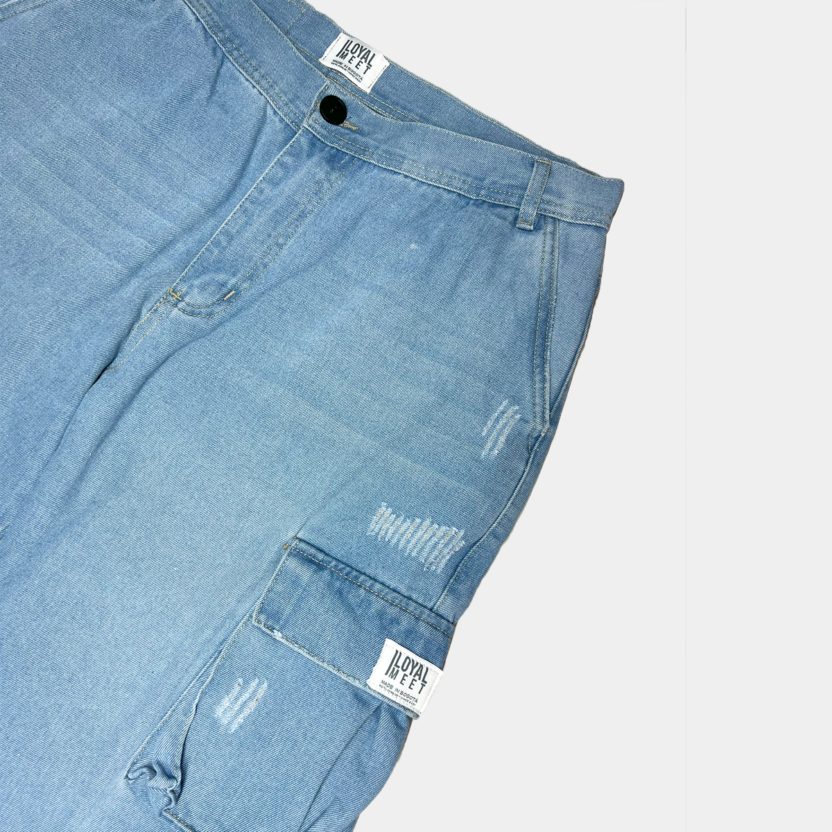Pantalón cargo Denim