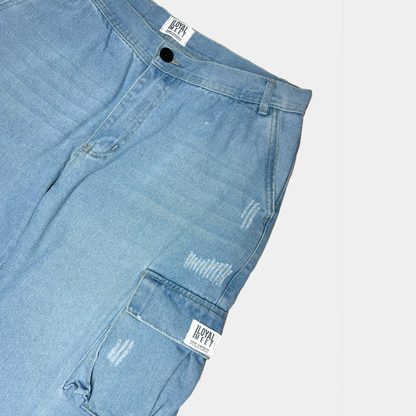 Pantalón cargo Denim