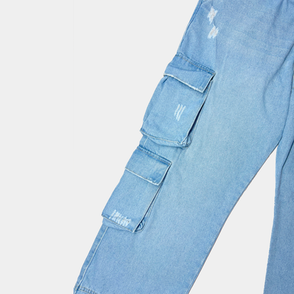 Pantalón cargo Denim