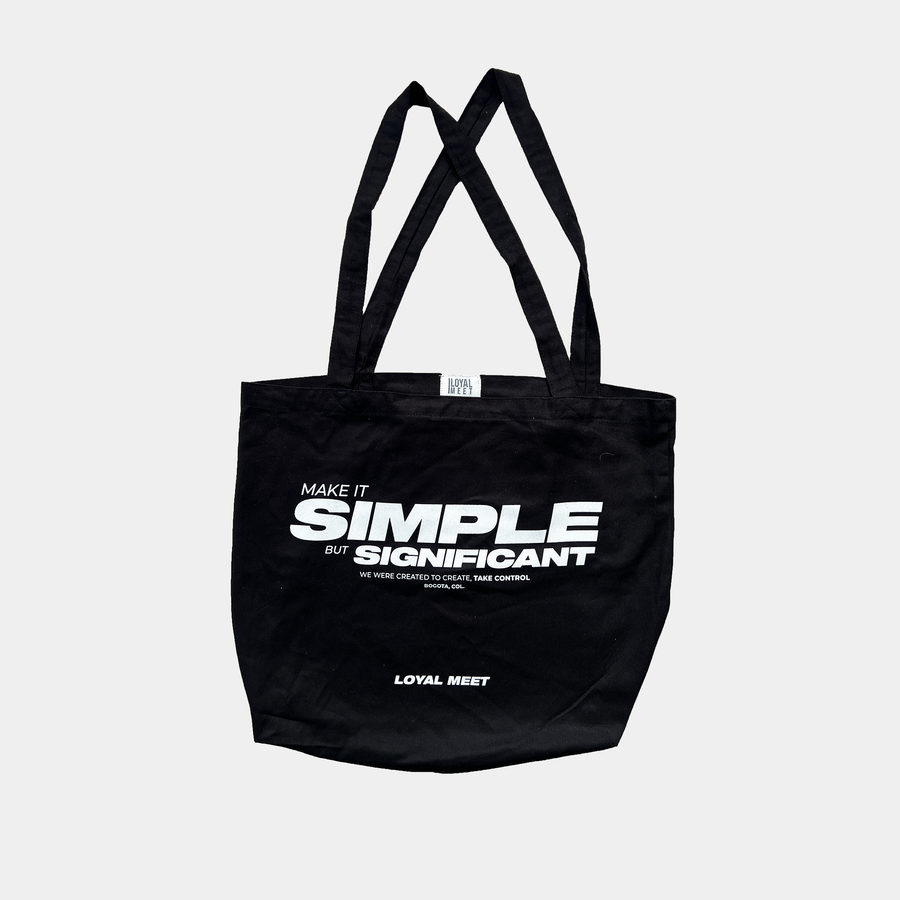 TOTE BAG NEGRA MAKE SIMPLE