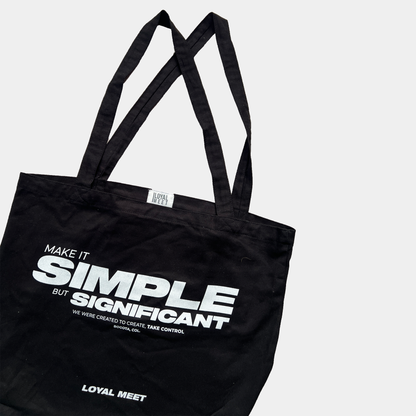TOTE BAG NEGRA MAKE SIMPLE