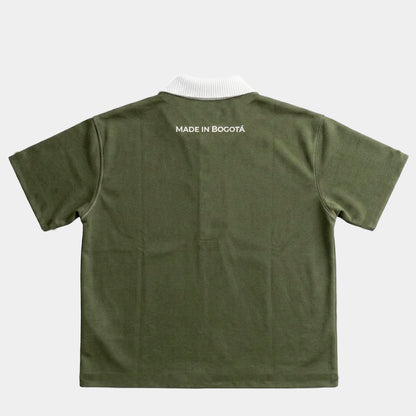 CAMISETA BOXY FIT POLO CREATED VERDE