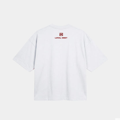 CAMISETA OVERZIDE FIVE SKINS BLANCA