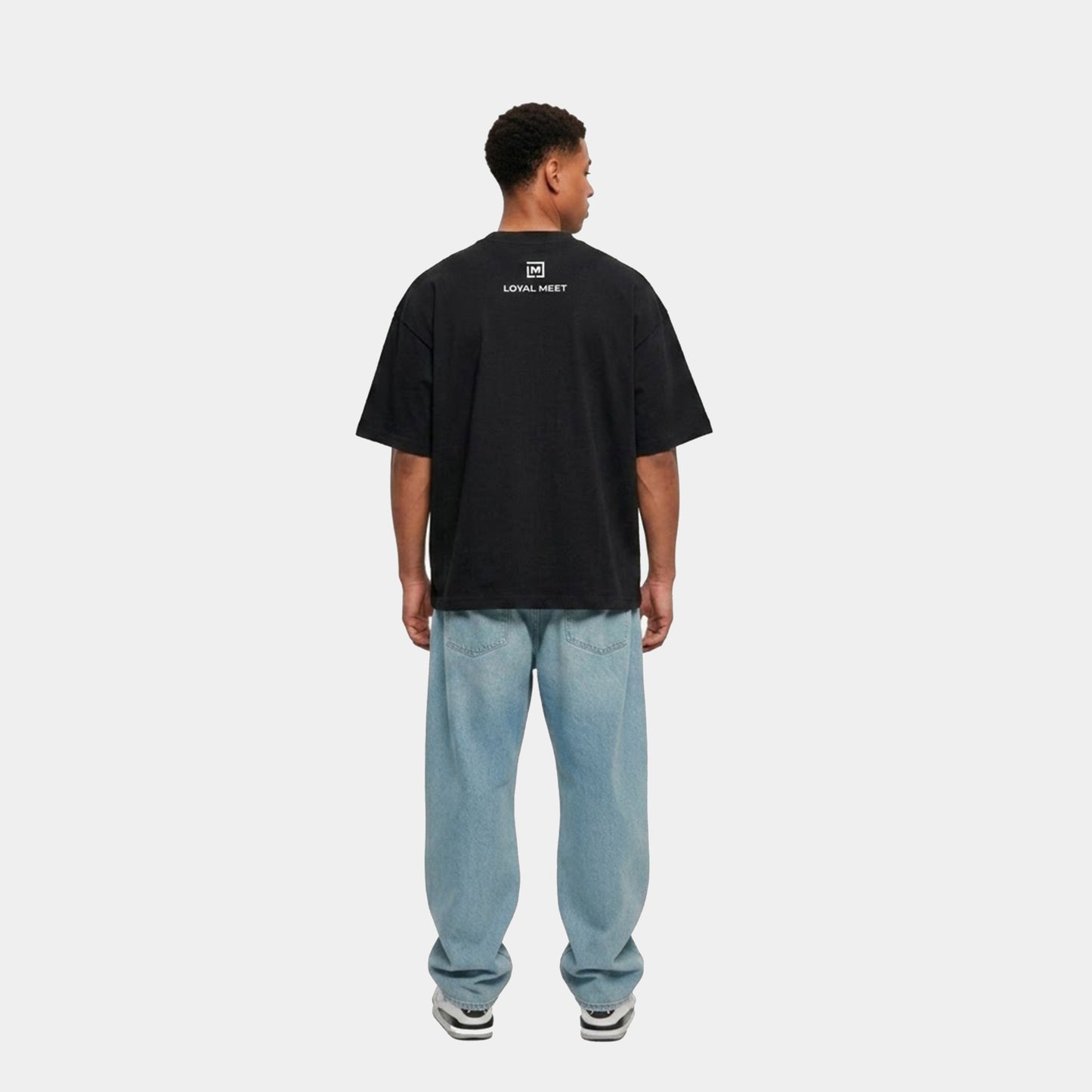 CAMISETA OVERZIDE FIVE SKINS NEGRA