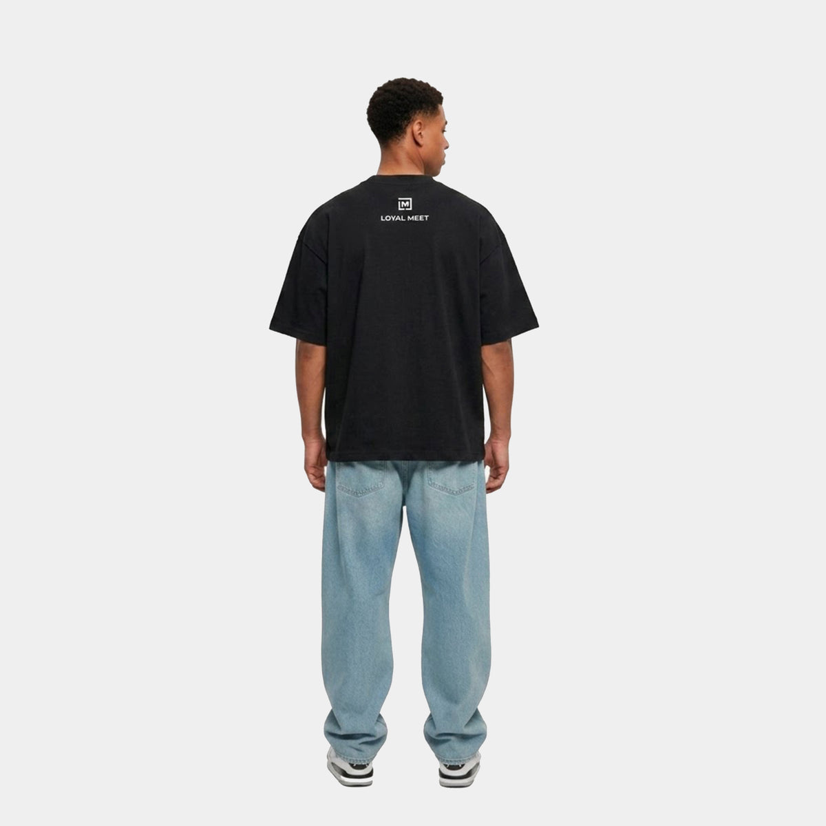 CAMISETA OVERZIDE FIVE SKINS NEGRA