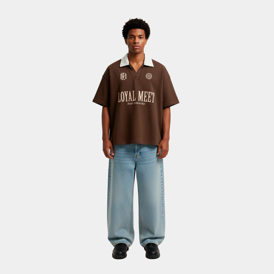 CAMISETA BOXY FIT POLO CREATED CAFE