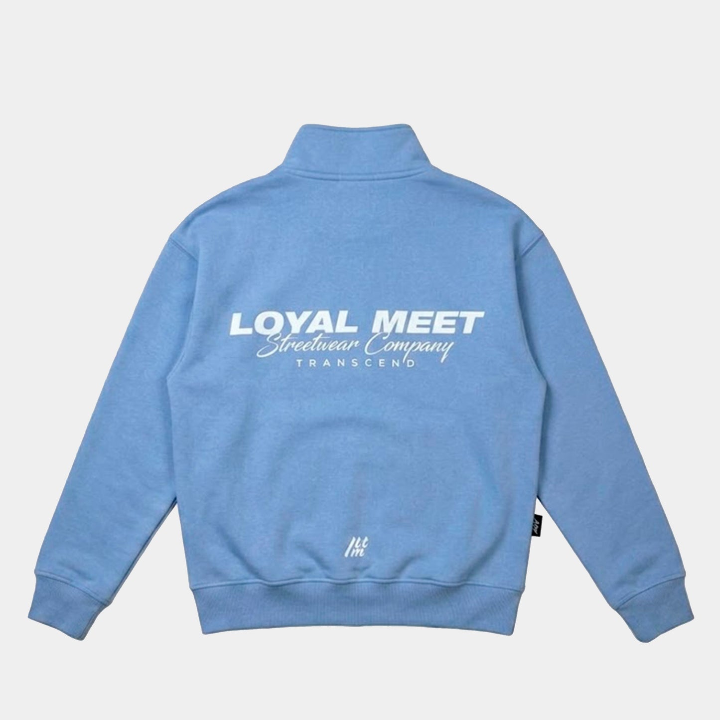 BUZO MOCKNECK AZUL CLARO
