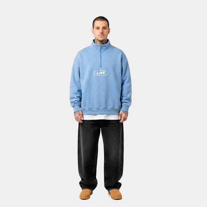 BUZO MOCKNECK AZUL CLARO