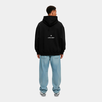 HODDIE NEGRO ZIPPER DOBLE ZIP
