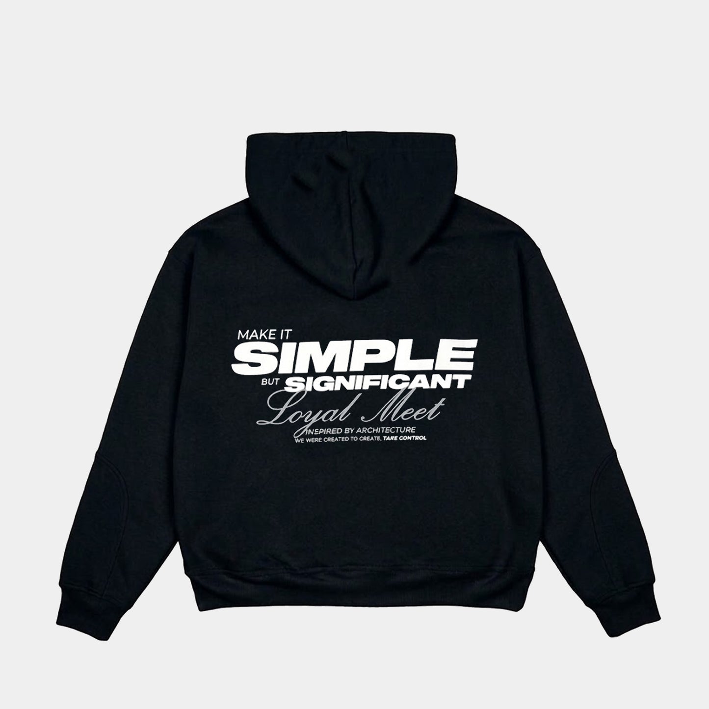 HOODIE NEOCLASIC MAKE SIMPLE NEGRO