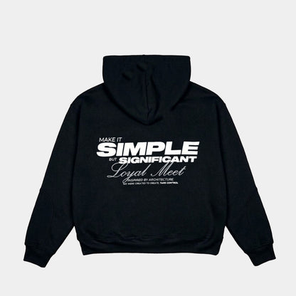 HOODIE NEOCLASIC MAKE SIMPLE NEGRO