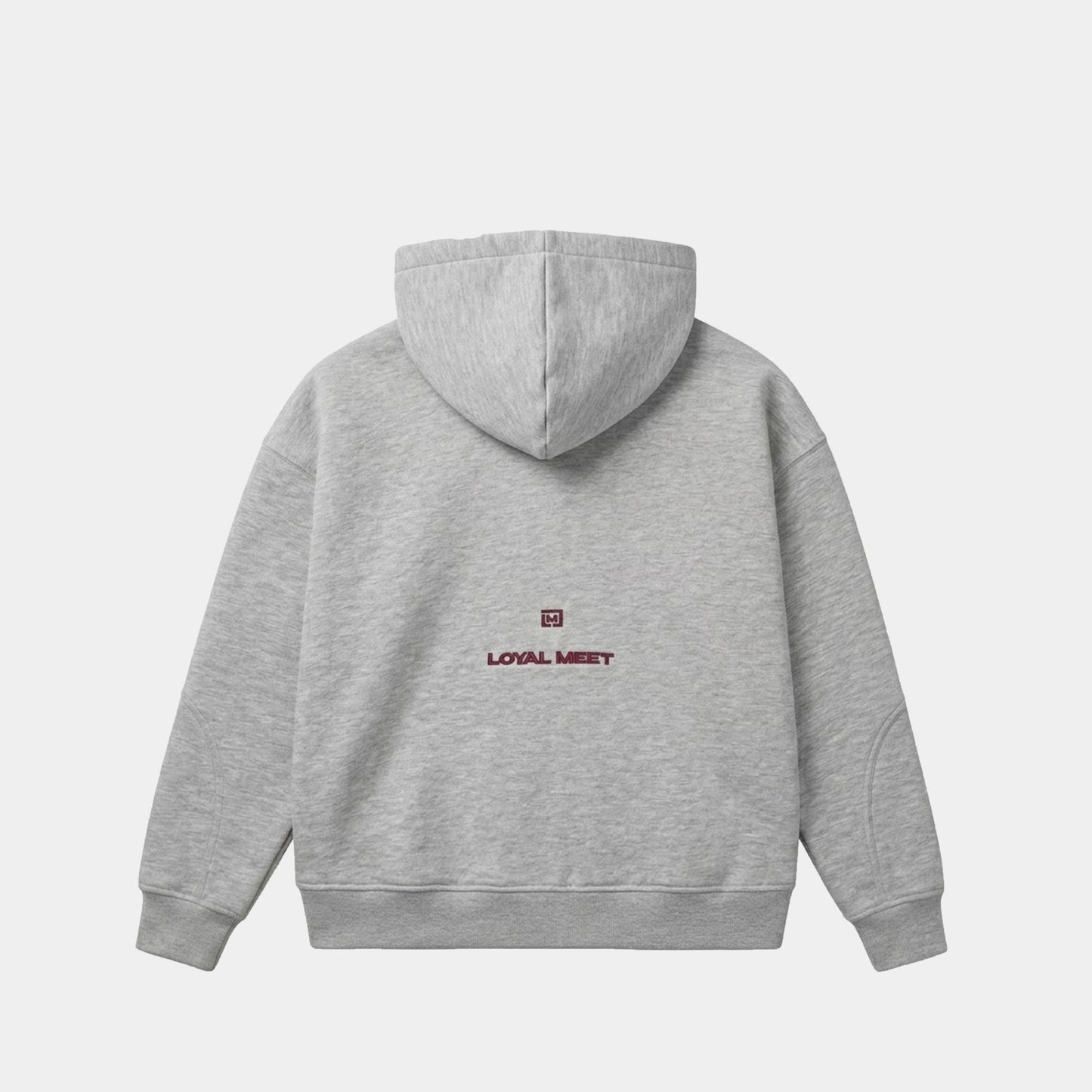HOODIE GRIS ZIPPER DOBLE ZIP