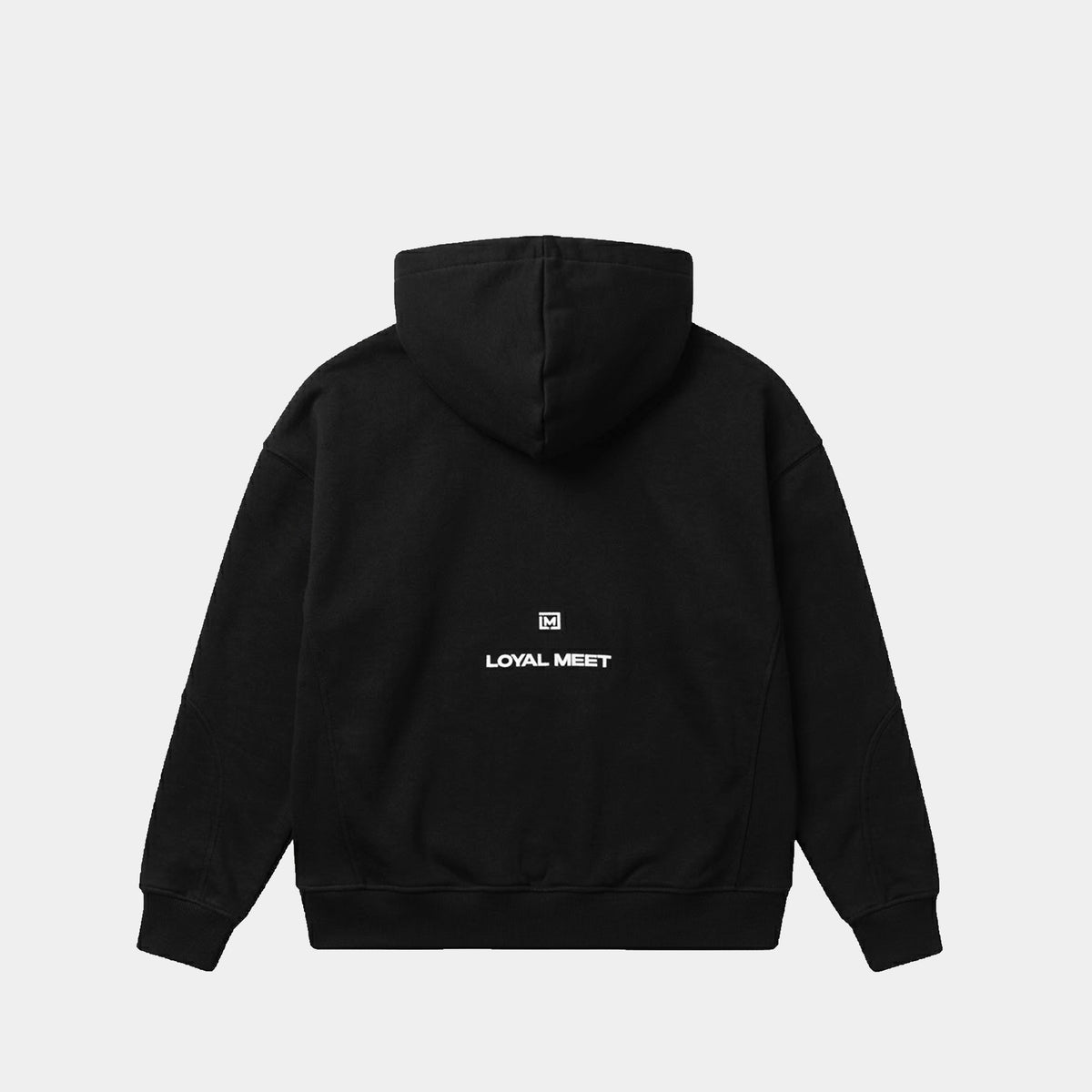 HODDIE NEGRO ZIPPER DOBLE ZIP